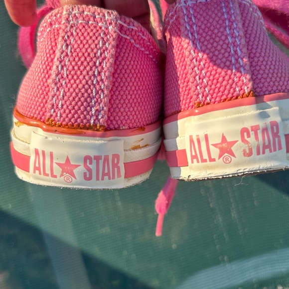 Converse Pink Canvas Sneakers - Picture 9 of 9